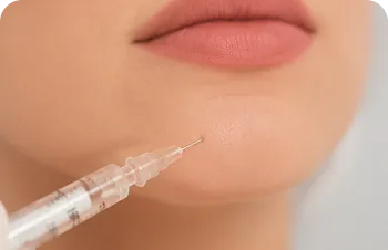 Chin and jawline fillers – injection in the chin
