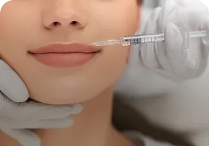 Filler injection into the lips – lip fillers