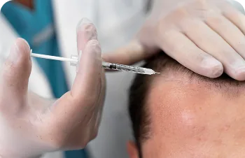 Hair mesotherapy – injection into the scalp