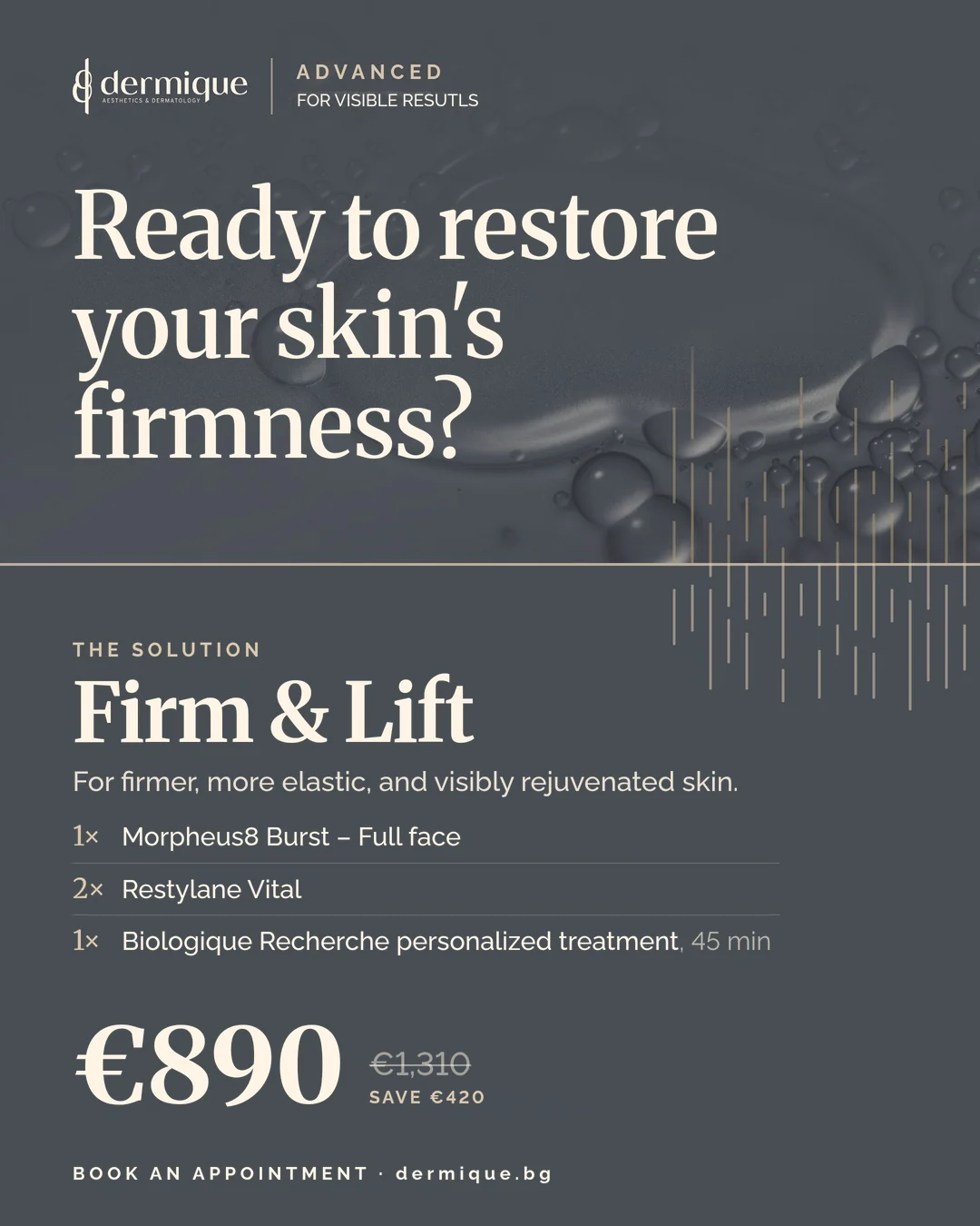 Firm & Lift package – DERMIQUE ADVANCED