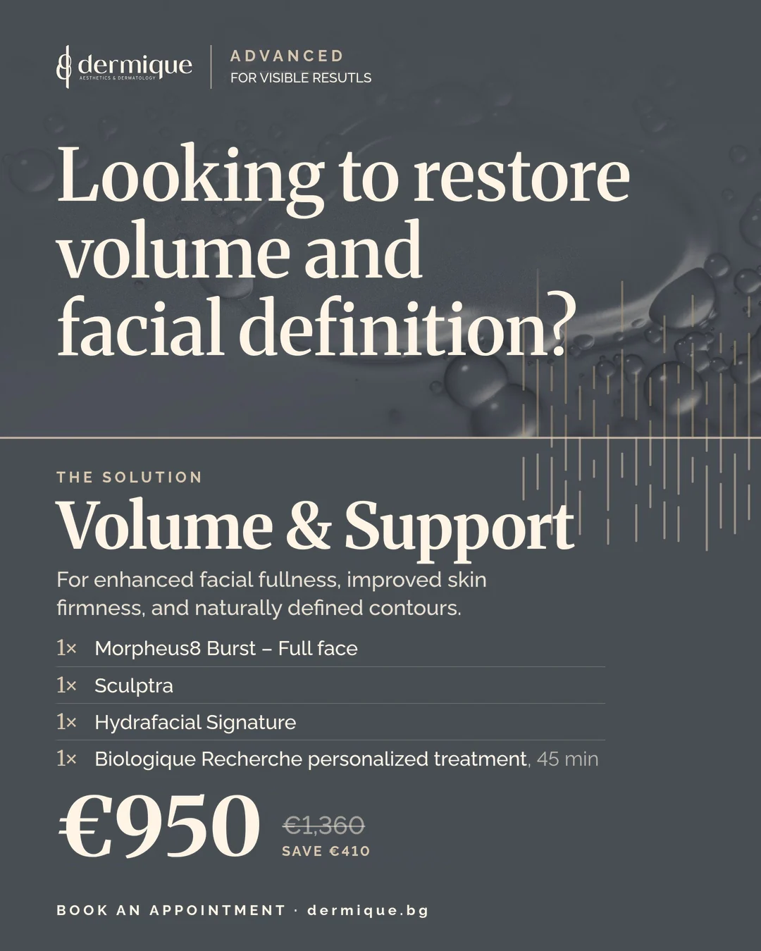 Volume & Support package – DERMIQUE ADVANCED